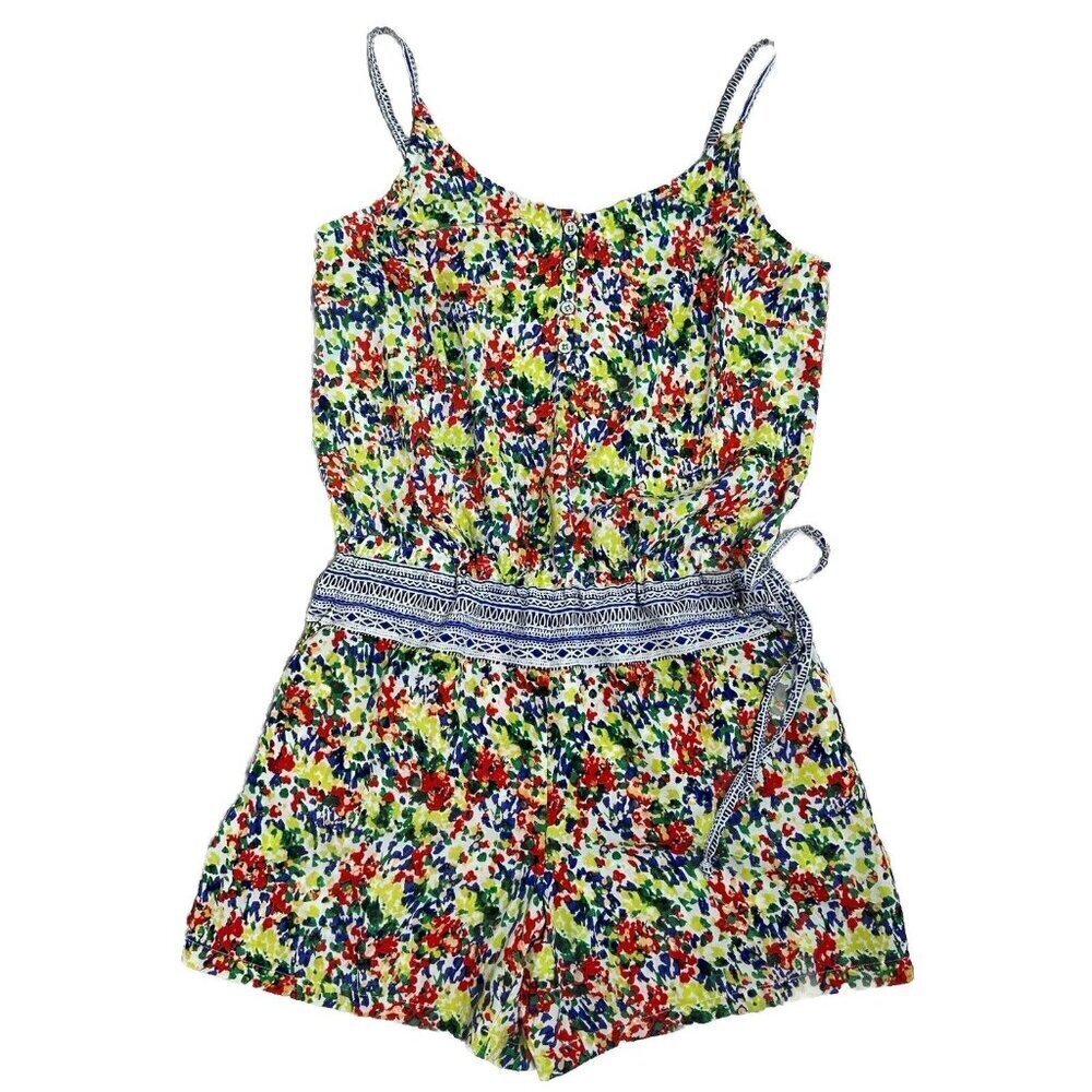 Coquette Boho Cabi Romper Floral Fiesta 5261 Size M